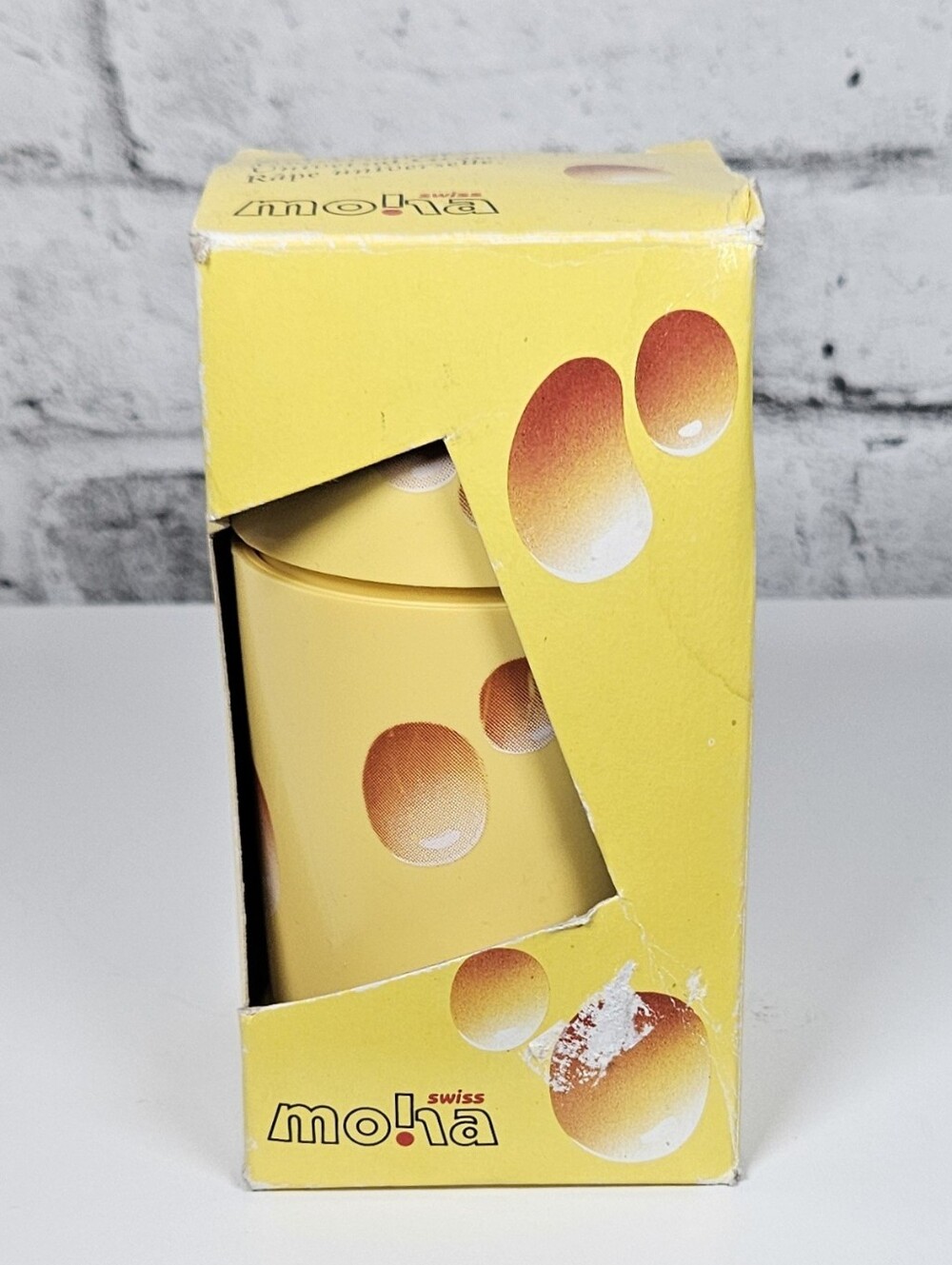 Vintage Moha Swiss Cheasy Universal Cheese Grater Yellow Original Box